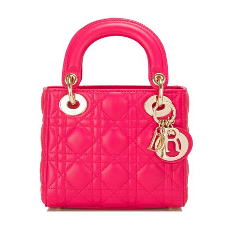 lady dior pink bag|mini Lady Dior Bag pink.